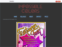 Tablet Screenshot of impossiblecolors.org